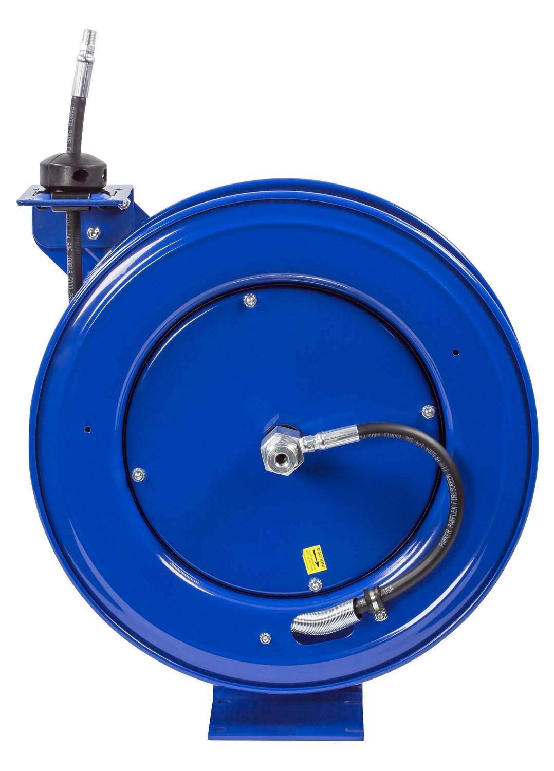 Uр Tо 60% оƒƒ Coxreels HP-N-340 Heavy Duty Spring Rewind Hose Reel for grease/hydraulic oil: 3/8 I.D., 40' hose, 5000 PSI