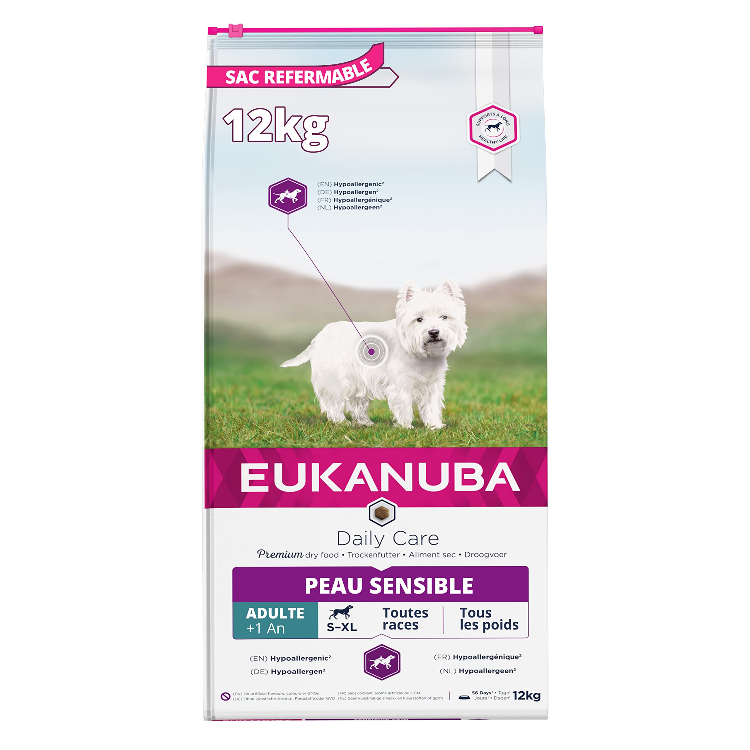 Eukanuba - DailyCare Sensitive Skin - 12 kg
