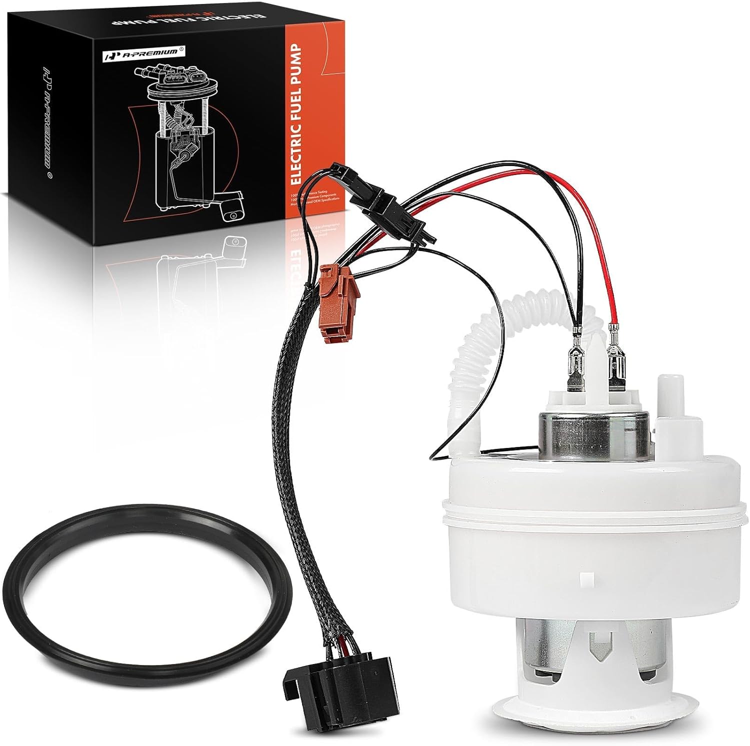 A-Premium Electric Fuel Pump Module Assembly with Sending Unit Compatible with BMW E82/E88 128i 2008-2013, E90/E92/E93 328i 2007-2012, E90/E92 328xi 2007-2008, 3.0L N51B30A
