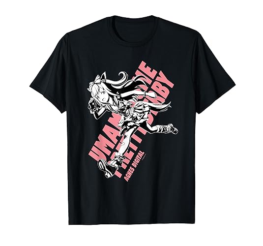 Umamusume: Pretty Derby Agnes Digital T-Shirt - Women's Plus - Black - 6X