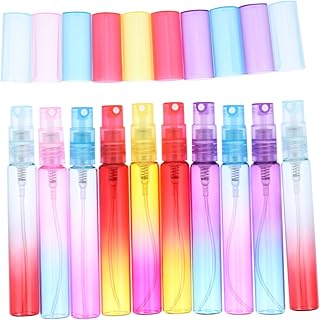 Outanaya 10pcs Glass Bottle Mini Spray Portable Spray Bottle Empty Spray Bottle Scent Mini Perfume Spray Bottles Refillabl...