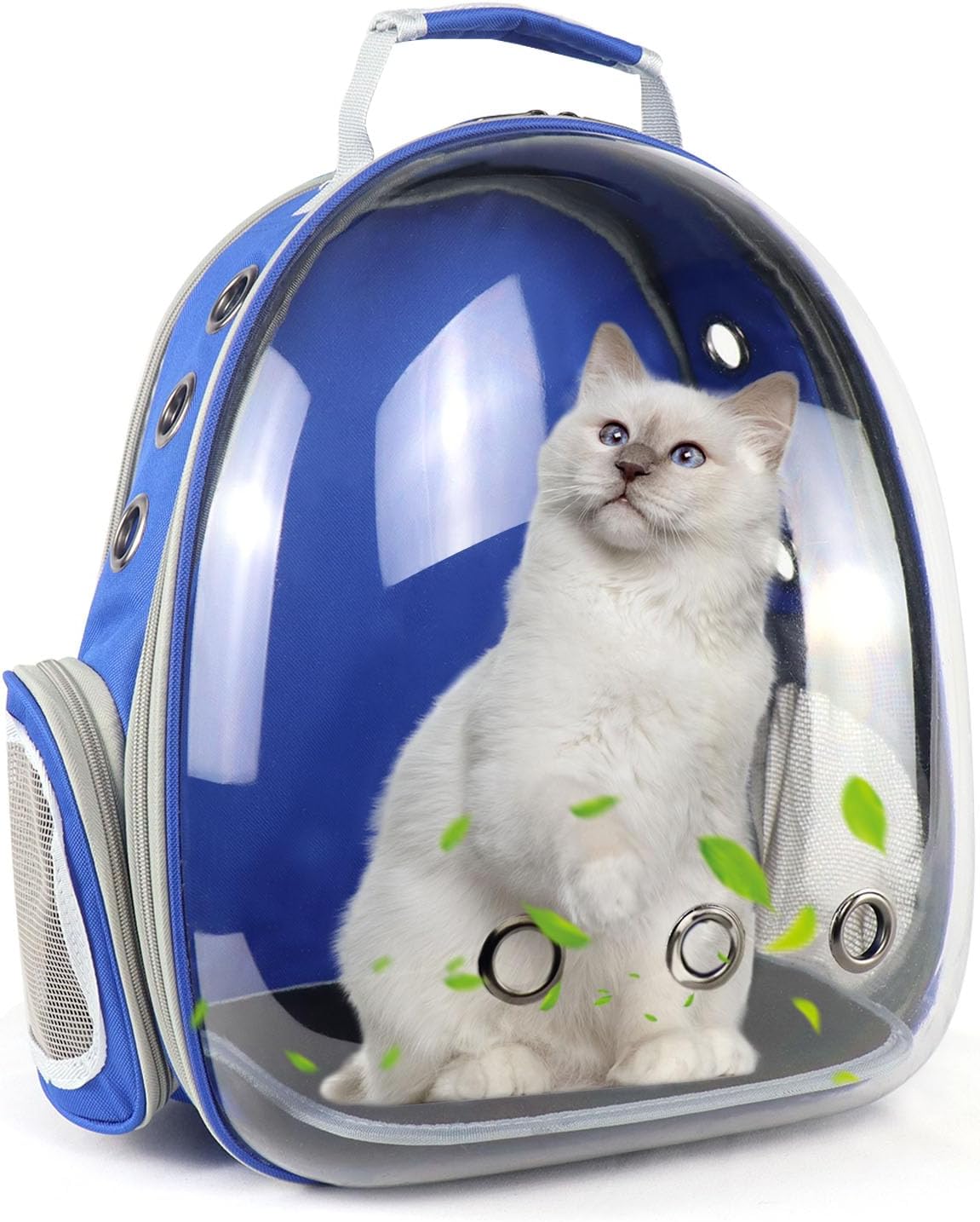 Cat Backpack Carrier,Expandable Pet Bubble Backpack Airline Approved, Pet Travel Carrying Bag for Small Medium Cats and Puppy with Hiking Walking Outdoor Use