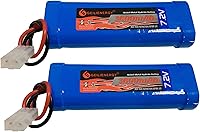 Vista 8 de 7.2V 3800mAh 6-Cell NiMH Battery for RC Cars Hobby Battery with Tamiya Connector for Car Truck Truggy Buggy Tank Airplane Helicopter Boat Racing