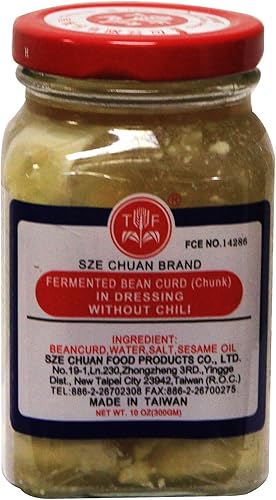 Tofu fermentado Szechuan - 10oz - Paquete de 1