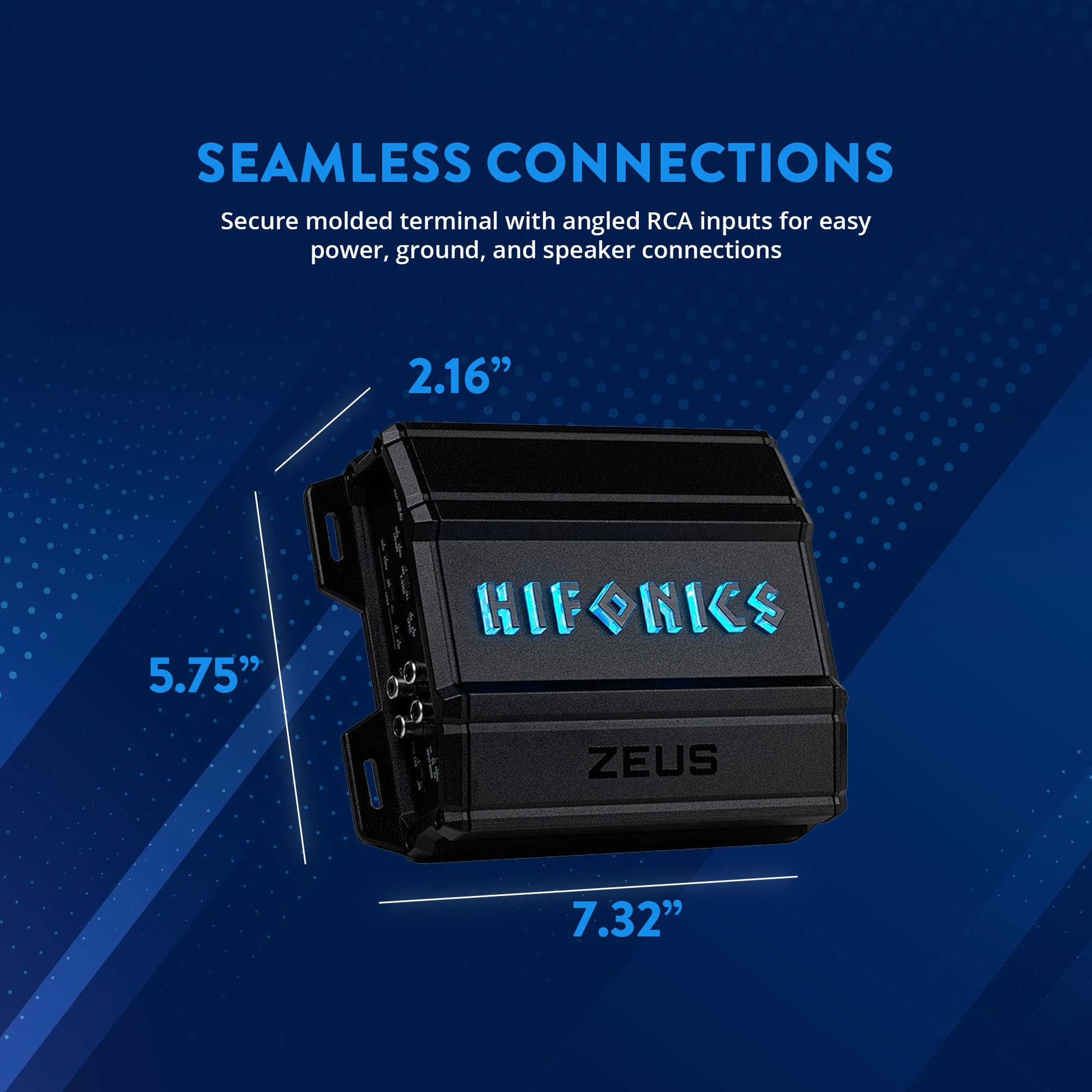 Amazon.com: Hifonics Zeus Delta 750 Watt Compact 4 Channel Nickel