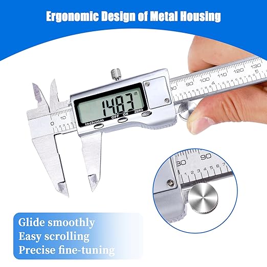 Calibrador Digital de 6 pulgadas de Acero Inoxidable miniatura 5