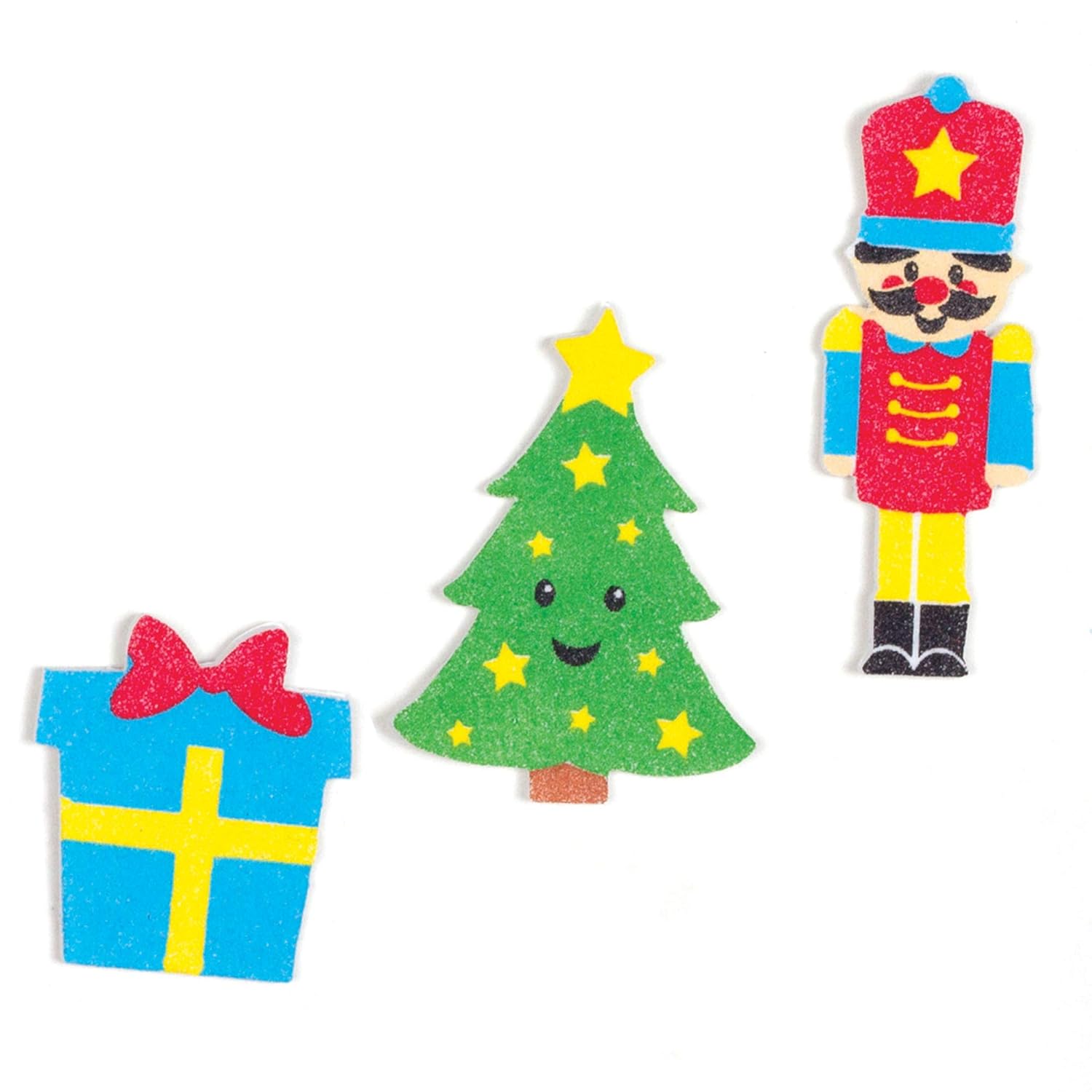 Baker Ross AT302 Christmas Foam Stickers - Pack Of 120, Festive Arts And Craft