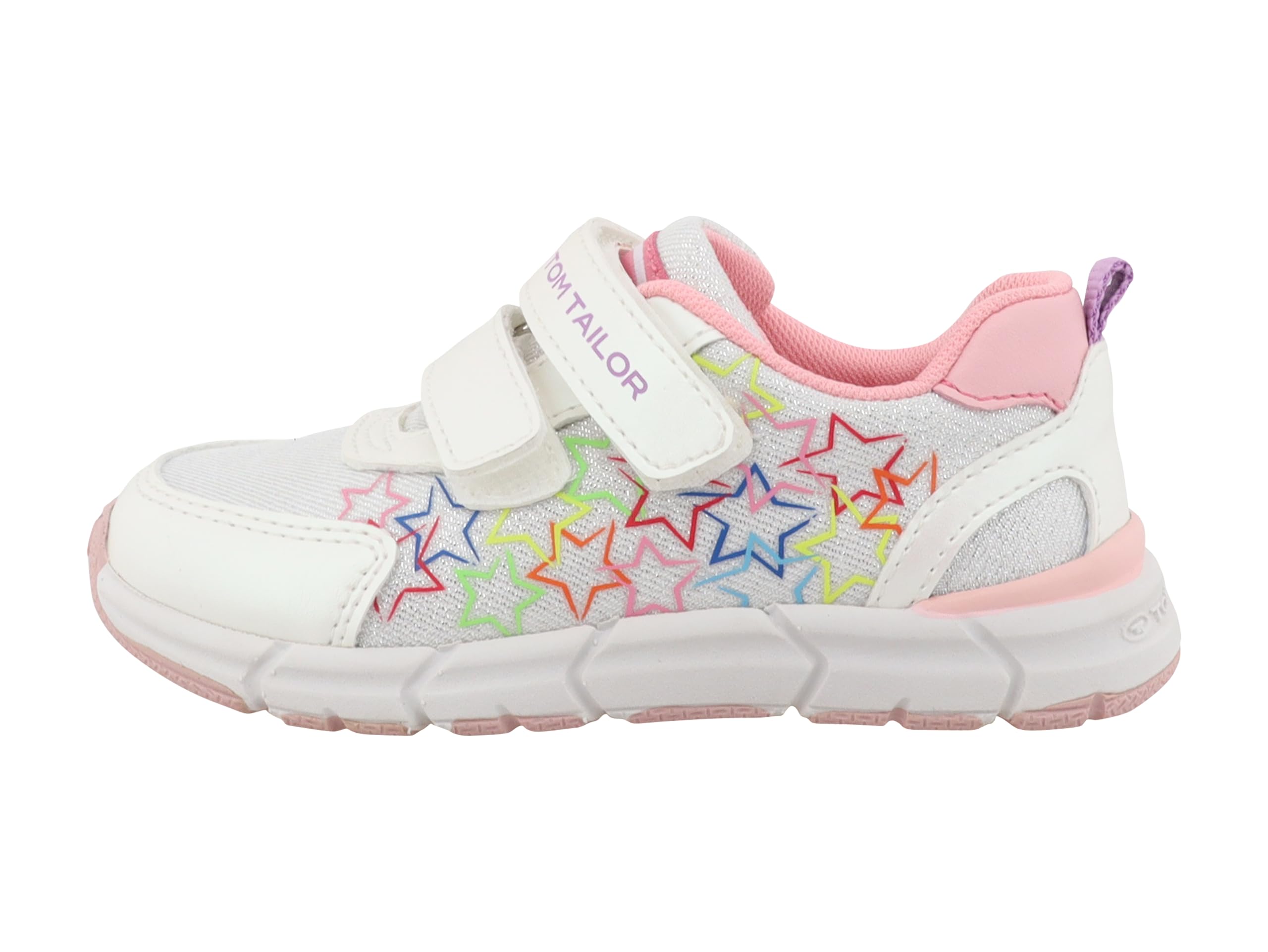 Tom Tailor Kids Girl's 6370250023 Sneaker, Silver Multi, 12 UK Child