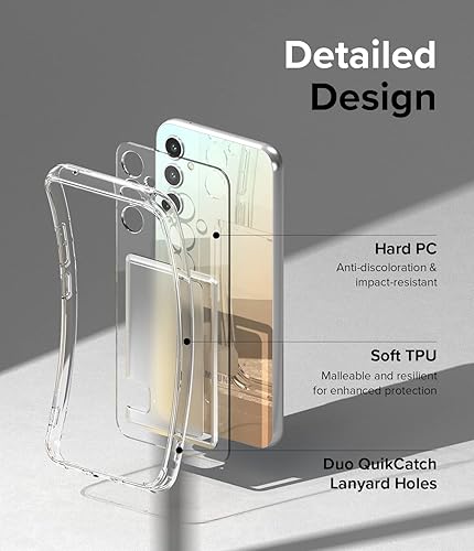 Miniatura 9 de Ringke Fusion Card [Cartera transparente] Compatible con Samsung Galaxy A34 Case 5G, parte trasera dura con tarjetero integrado para teléfono funda