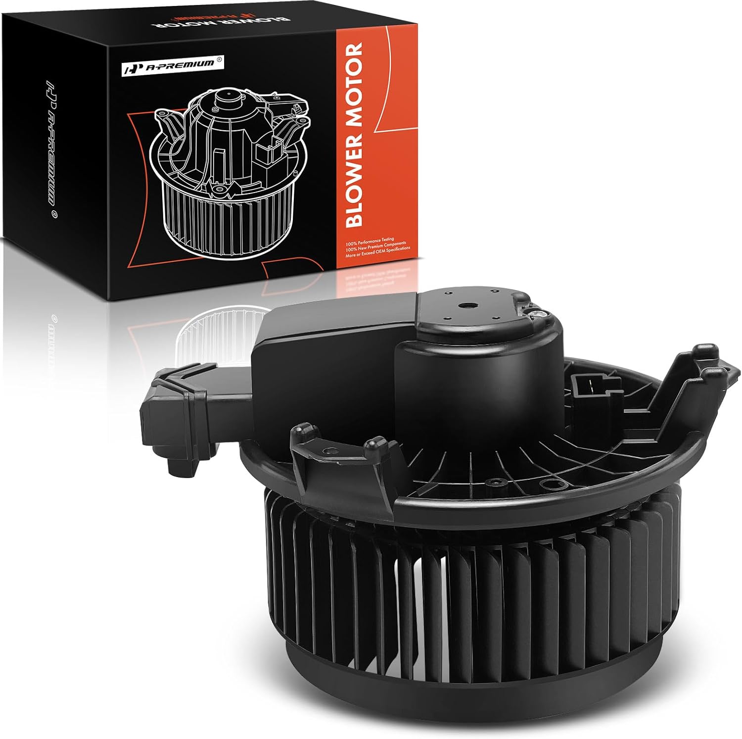 A-Premium Front HVAC Heater Blower Motor Compatible with Caterpillar Excavator 320D, 330D, Komatsu PC307 - Replace# CM676056, 2727005020