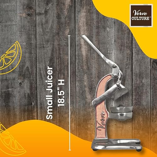 Miniatura 3 de Verve CULTURE - Exprimidor manual de aluminio fundido artesanal de grado profesional, perfecto para naranja, lima y frutas cítricas pequeñas