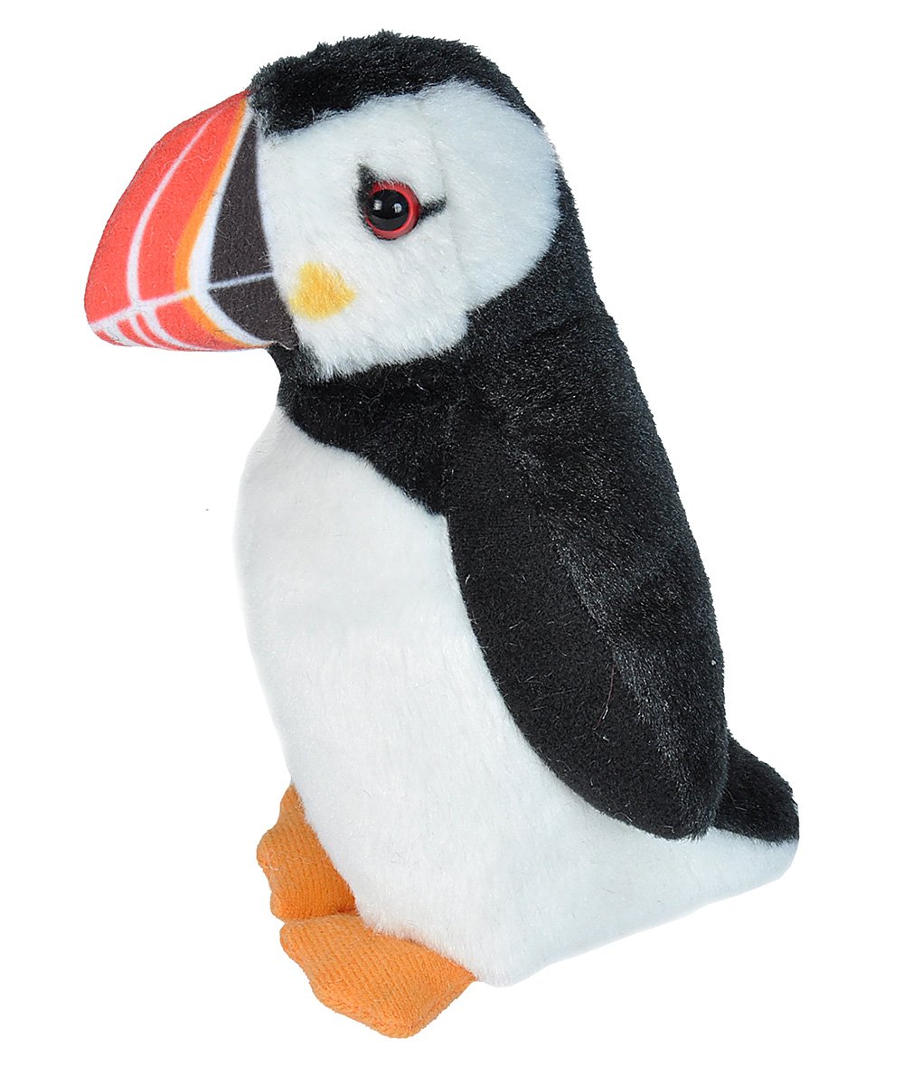 WILD REPUBLICAudubon Birds Atlantic Puffin Plush with Authentic Bird Sound, Stuffed Animal, Bird Toys for Kids and Birders