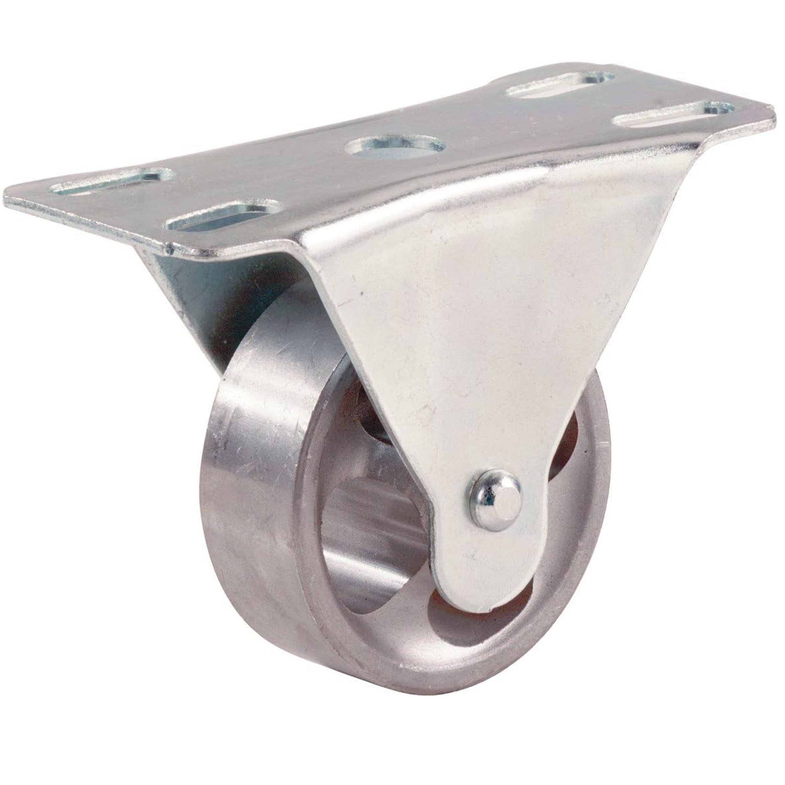 Shepherd Hardware 9182 2-Inch Cast Iron Rigid Plate Caster, 125-lb Load Capacity