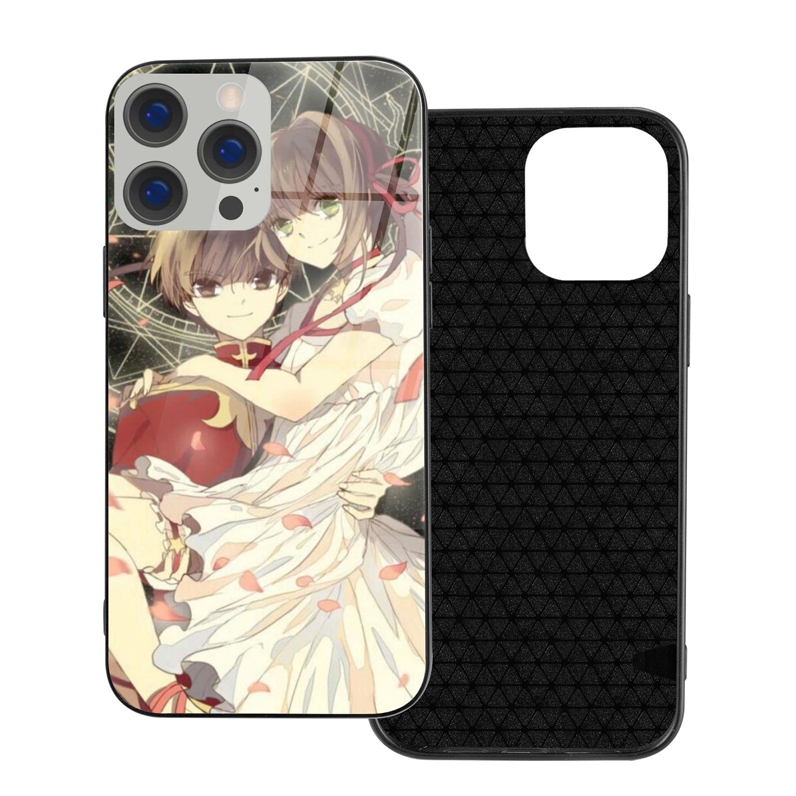 Amazon Ip12mini 5 4 カードキャプターさくら 携帯電話ケース ガラス Iphone用 少女 木之本桜 雪兎 月 知世 ケロちゃん 魔法陣柄 桜 李小狼 リシャオラン 桃矢 クロウカード クロウ リード かわいい 薄型 軽量 家電 カメラ オンライン通販