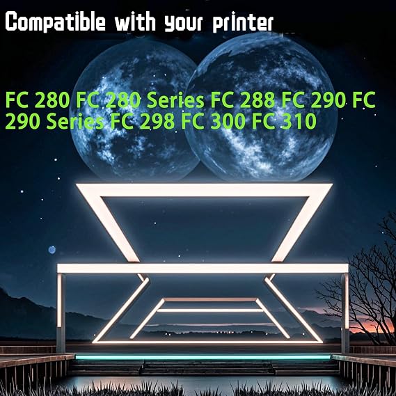 E30 Compatible for Canon Toner Cartridges with Chip FC 280 FC 280 Series FC 288 FC 290 FC 290 Series FC 298 FC 300 FC Printers (3 Pack Black)