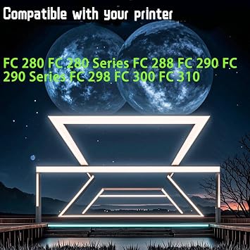 E30 Compatible for Canon Toner Cartridges with Chip FC 280 FC 280 Series FC 288 FC 290 FC 290 Series FC 298 FC 300 FC Printers (3 Pack Black)