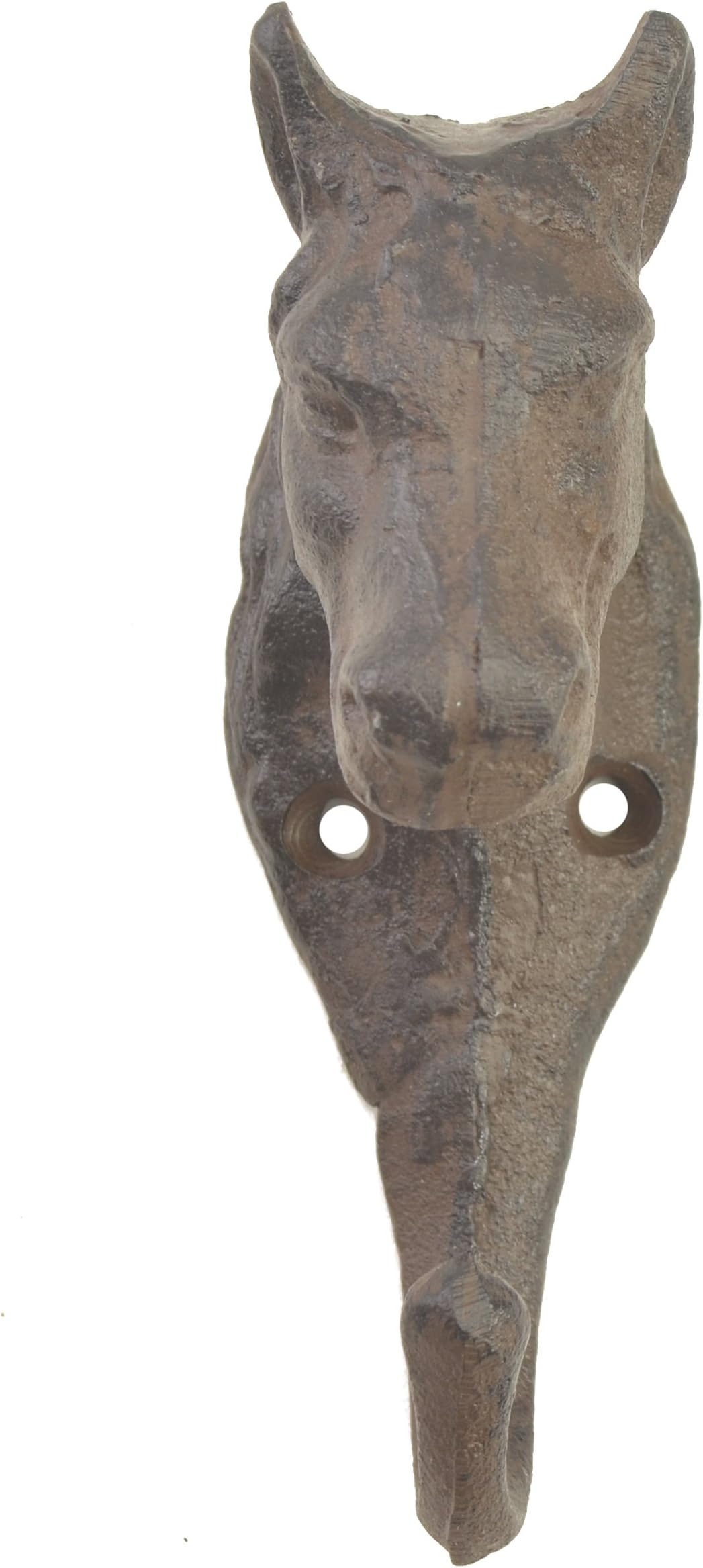 Cast Iron Wall Hook Horse Head 4.625" Tall