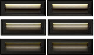 9 Inch Low Voltage Step Lights Outdoor, 12V 5W LED Landscape Stair Lights, 3000K/4000K/6500K