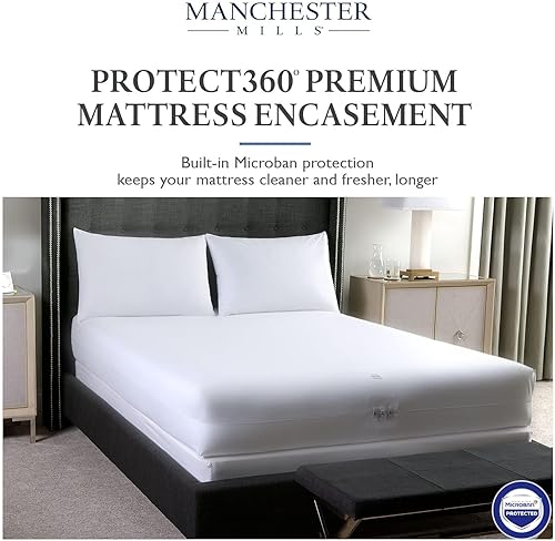 Miniatura 7 de Protect360 Premium - Funda y protector de colchón  Matrimonial, protección del producto Microban, poliéster de punto, impermeable, prevención de