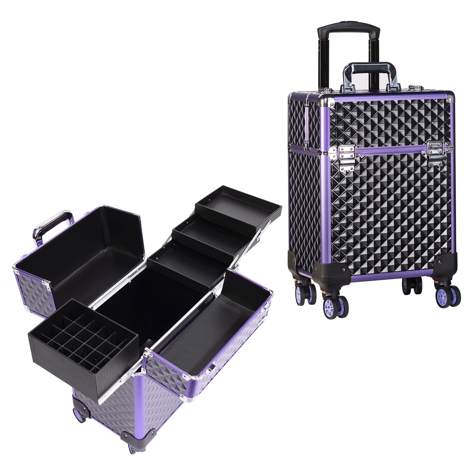Buy Beauty Trolley on Wheels Professional Extra Large Makeup Trolley