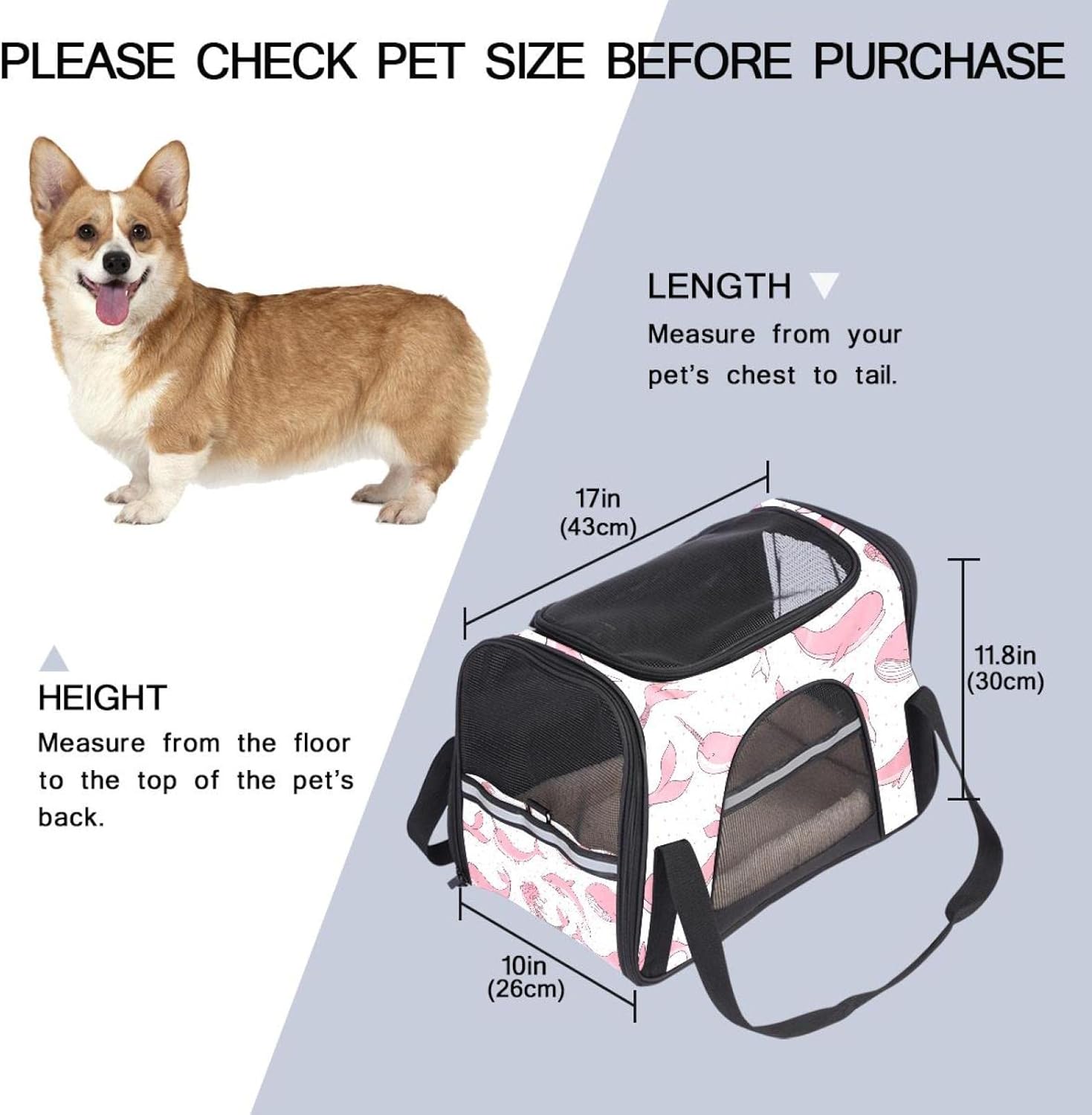 猫キャリー バッグ ペットキャリーバッグ ペットバッグ 敷き付き 猫 小型犬 うさぎ お出かけ用 旅行 通院 緊急避難,クジラ 人魚