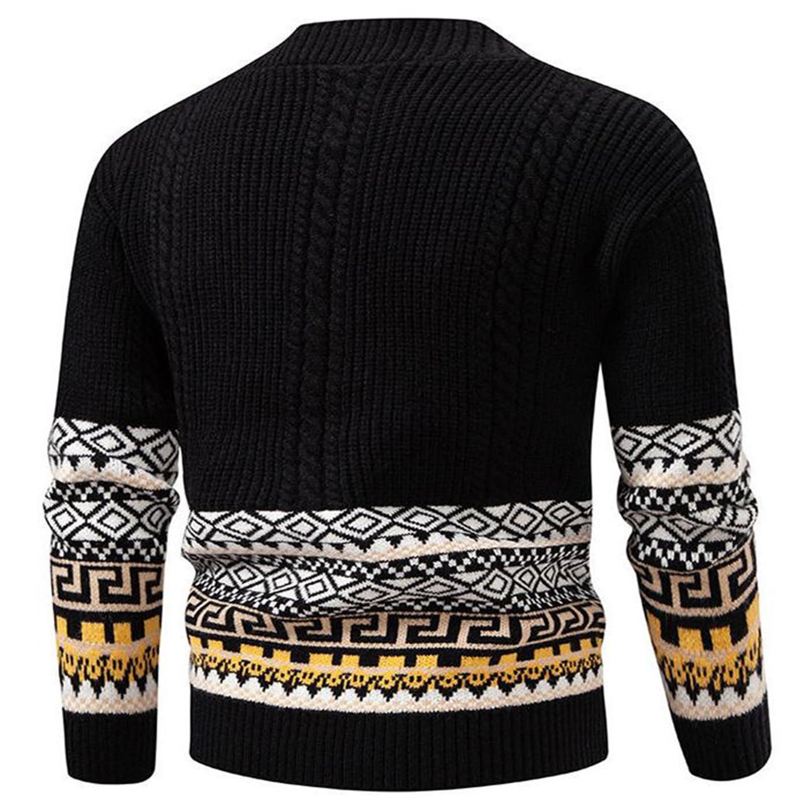 Cardigan Lana Hombre, Chaqueta Lana Hombre con Botones De Punto De Manga Larga Frente Abierto Ligeros con Botones Suéter Tipo Cárdigan Suéter Otoño Invierno