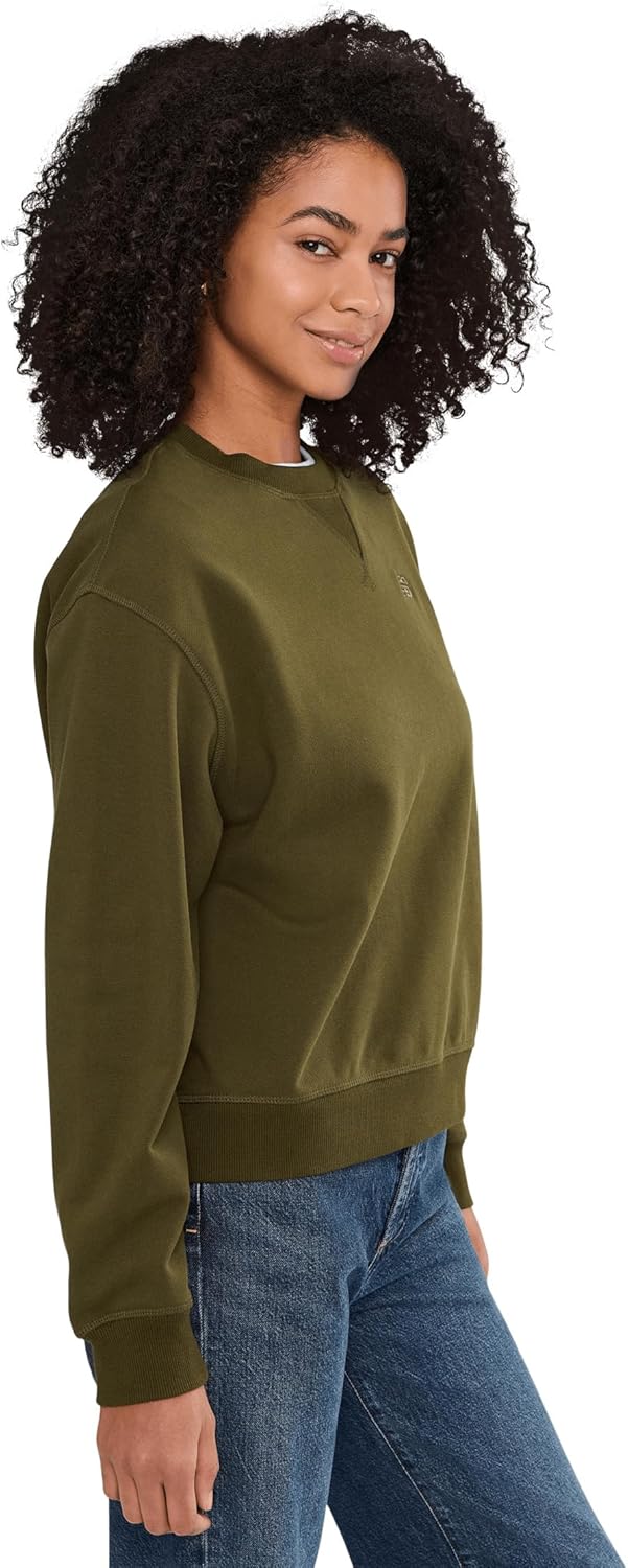 New Balance Womens Women's Athletics French Terry Crew - Image 3