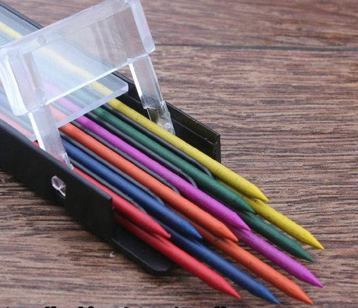 GPOL STORE Pencil Leads Refill 2mm Lead Thick Pencil Core