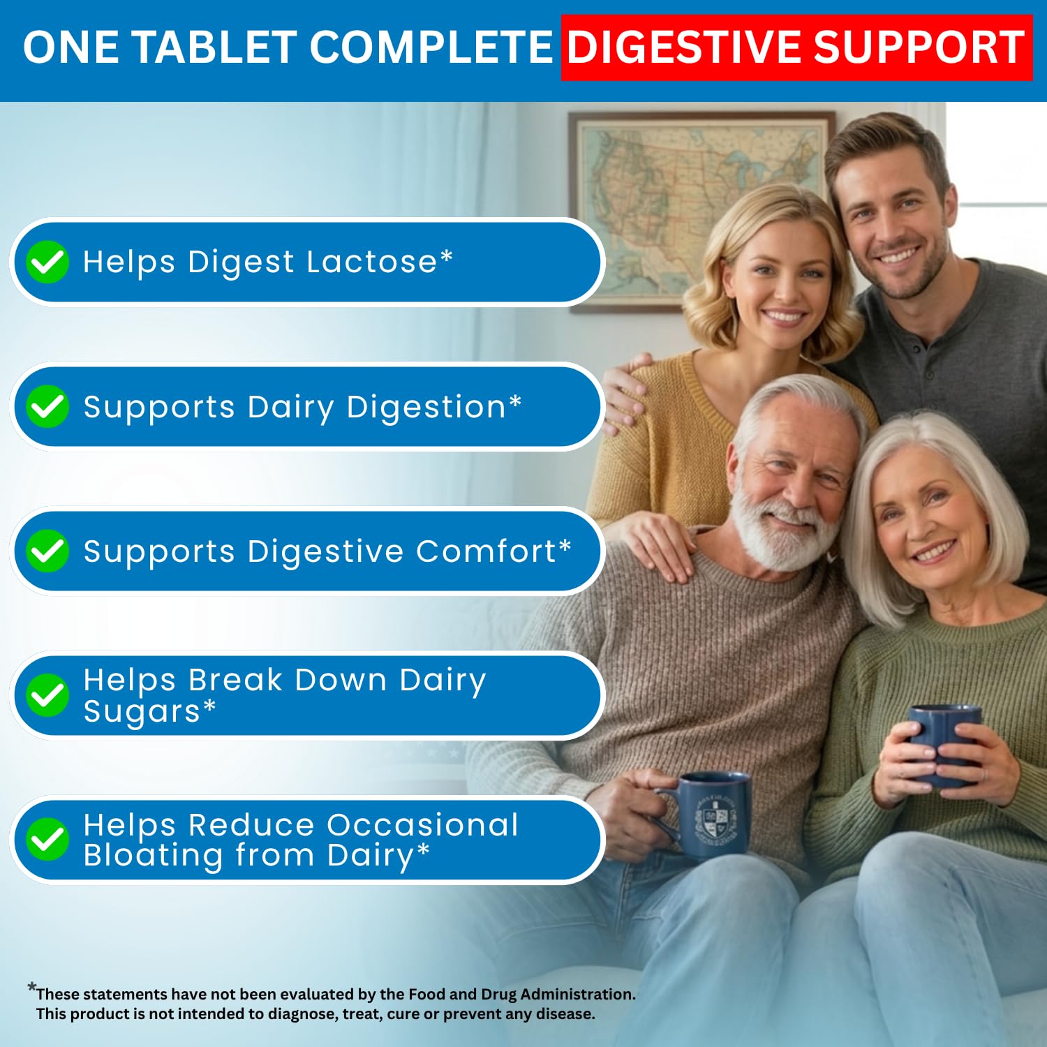 Lactase Enzyme 9,000 FCC Units - Lactose Intolerance Relief 240 Tablets — Amazon image 6