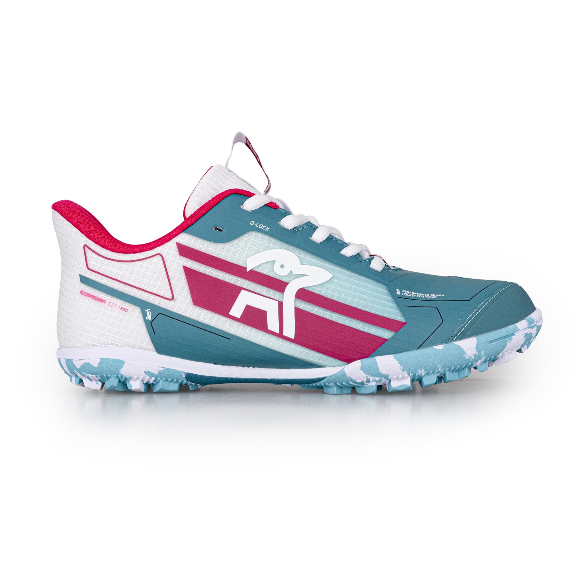 Kookaburra Unisex Kinder Kookaburra Orbit Junior Hockey Shoe |Mint/PinkHockeyschuh