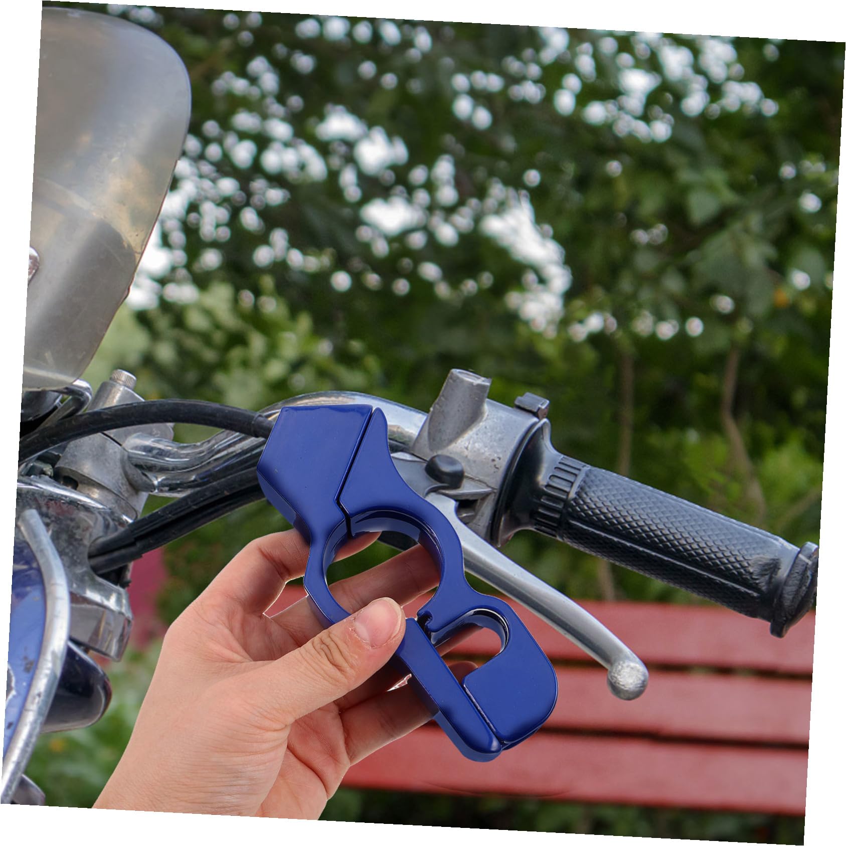 Antivol de Moto en Alliage D’Aluminium, Lot de 2, Verrouillage