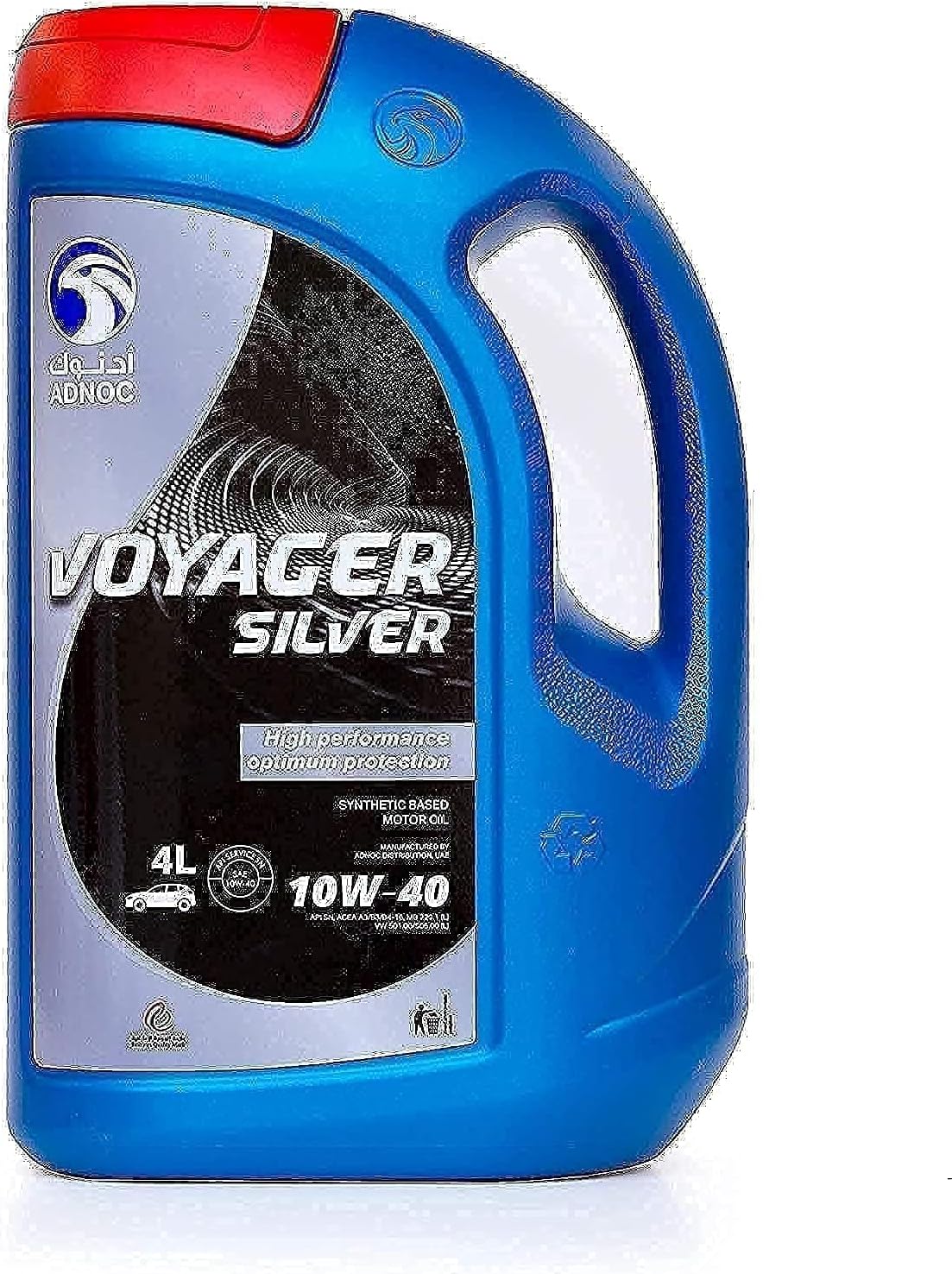 Adnoc 10W40 Voyager Silver Engine Oil (4L) Buy Online at Best Price