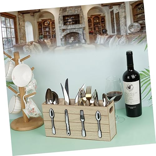 Miniatura 3 de TIDTALEO Organizador de utensilios de cocina, organizador de cubiertos, organizador de utensilios, compartimentos para cubiertos, estuche de
