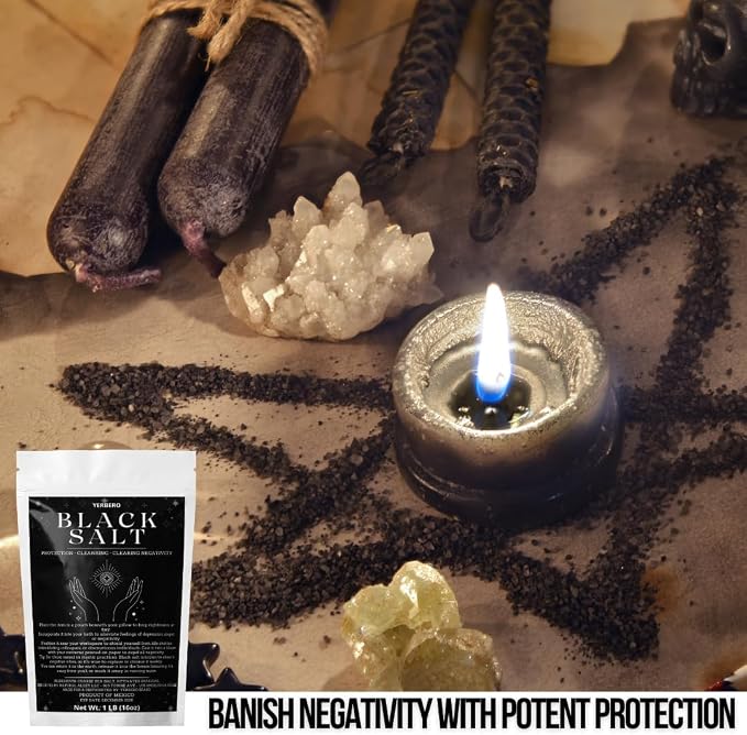 Sal Negra para Protección 2oz - Sal Negra - Suministros Místicos para Rituales y Purificación miniatura 4
