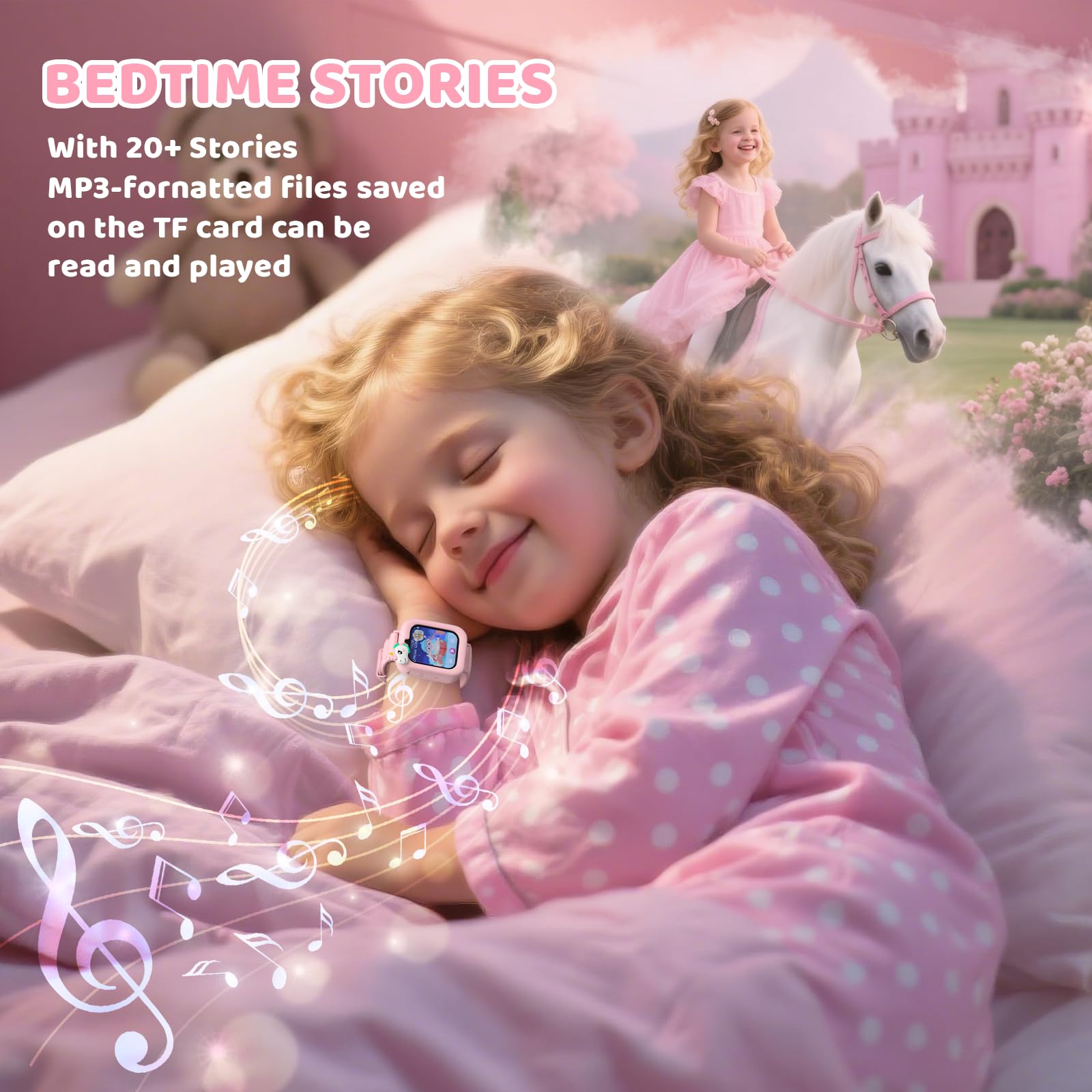 Orologio da gioco per bambini, con 26 giochi puzzle, schermo touch