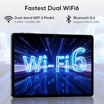 2025 Upgraded Android 14 Tablet,11 inch Android Tablets,12GB+128GB+1TB Expand, Support Face Unlock+18W Fast Charging, Octa-Core, WiFi6, Dual Camera,8000mAh Battery, 2in1 Tablet with Keyboard