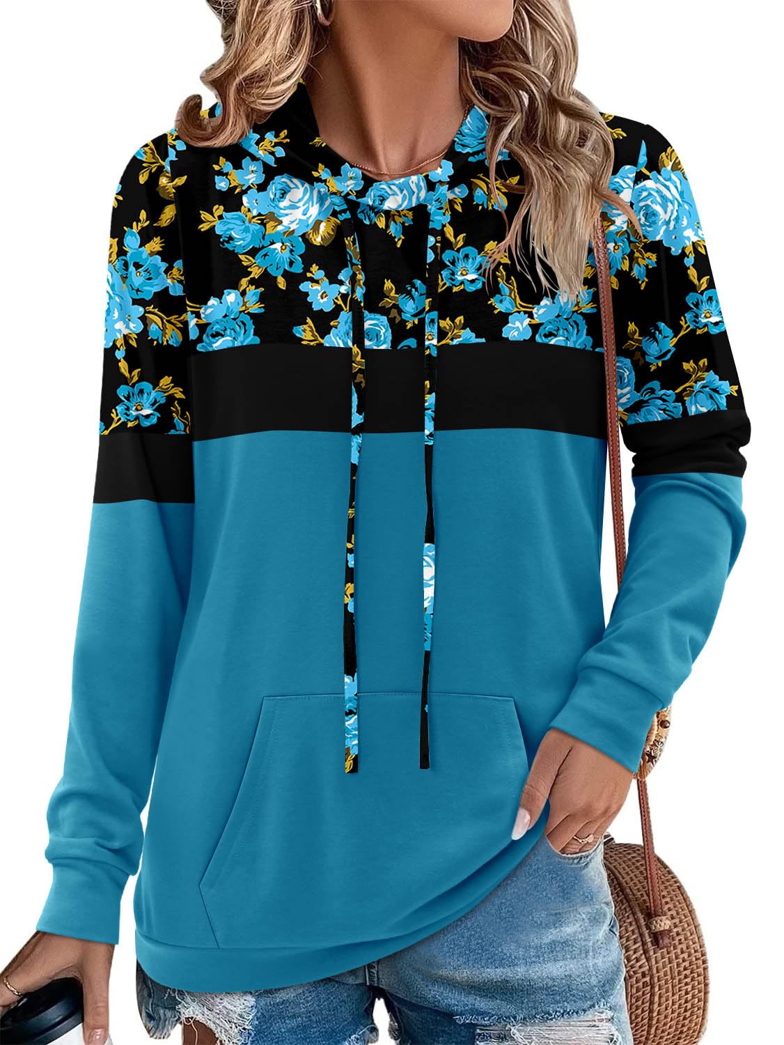 Angerella Long Sleeve Hoodies for Women Pullover Hooded Sweatshirts
