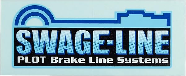スウェッジライン(Swage Line) SWAGE LINE イージーオーダーブレーキホース 汎用ホース ストレートフィッティング アルミ(ブラック) ブラックスモークホース 450mm BAKB-1010M-0450 - 2