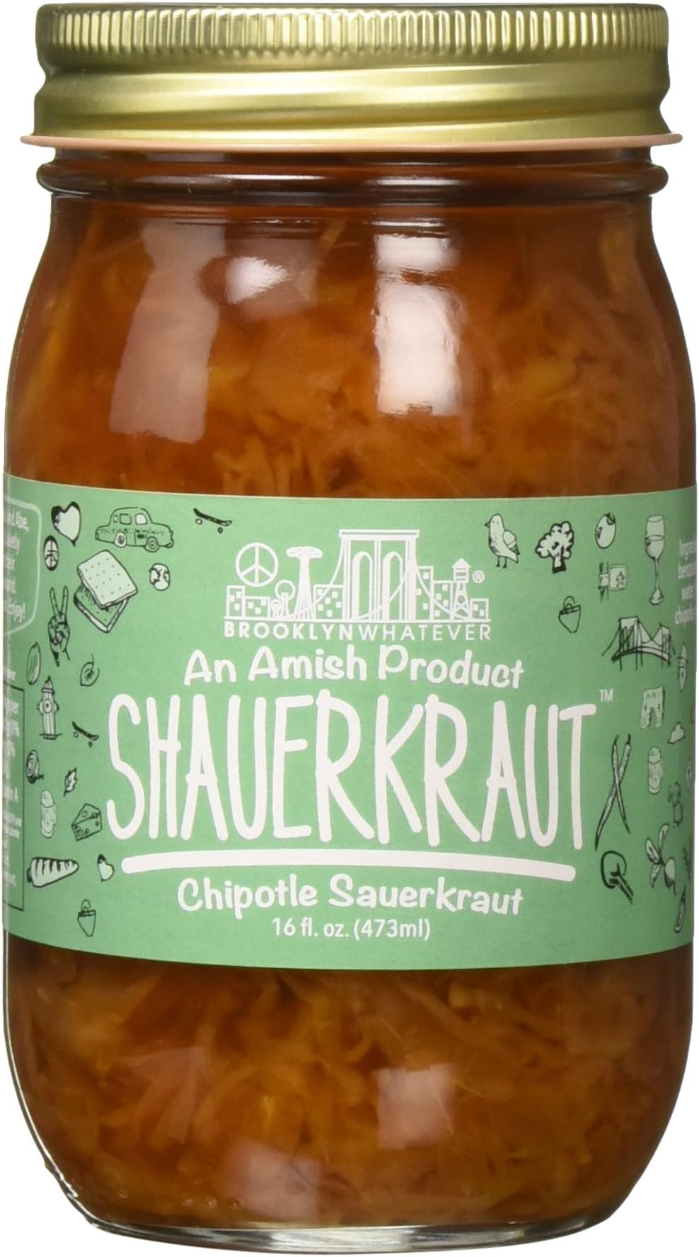 Brooklyn Whatever Chipotle Sauerkraut, 2 Count