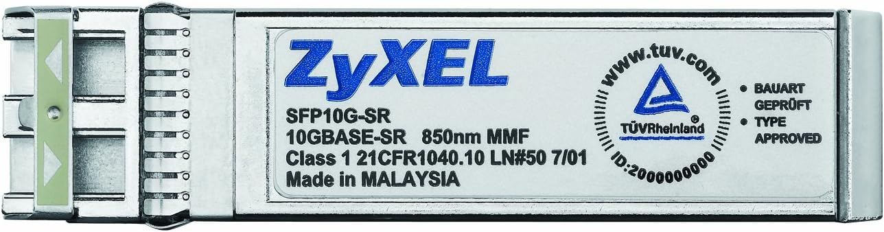 ZyXEL LC 850nm 300m SFP+ 10G SR MMF Optical Transceiver (SFP10GSR)