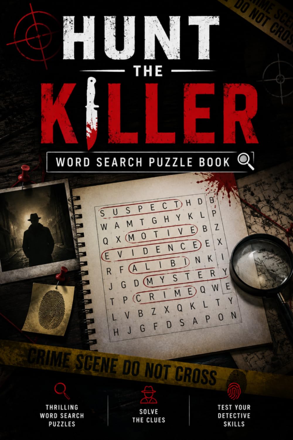 Hunt the Killer: Word Search Puzzle Book