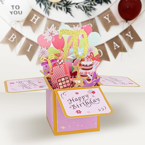 Vista 29 de CIEHER Tarjeta desplegable de cumpleaños número 17 para niñas, tarjeta de felicitación 3D de feliz cumpleaños de 17 años, regalos únicos