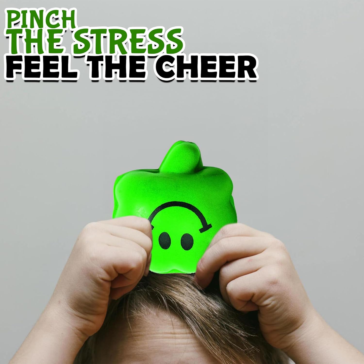 Fun Express Mini Shamrock Relaxable Balls (24 Pieces) St. Patrick's Day Holiday Decor Accents & Toys, Stress Tension & Anxiety Relief