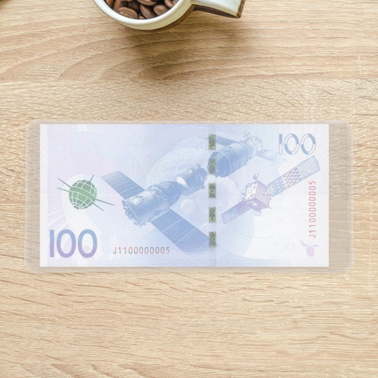 NUOBESTY 12PCS Thick Banknote Protective Sleeves 17.3x7.5cm Coin and Currency Display Holder Bags for Collectors