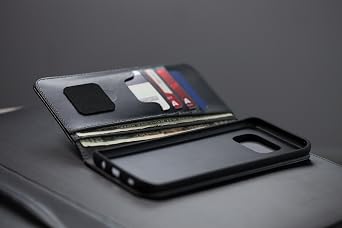 Moshi Overture Samsung Galaxy S8 Case (Wallet Case) - أسود