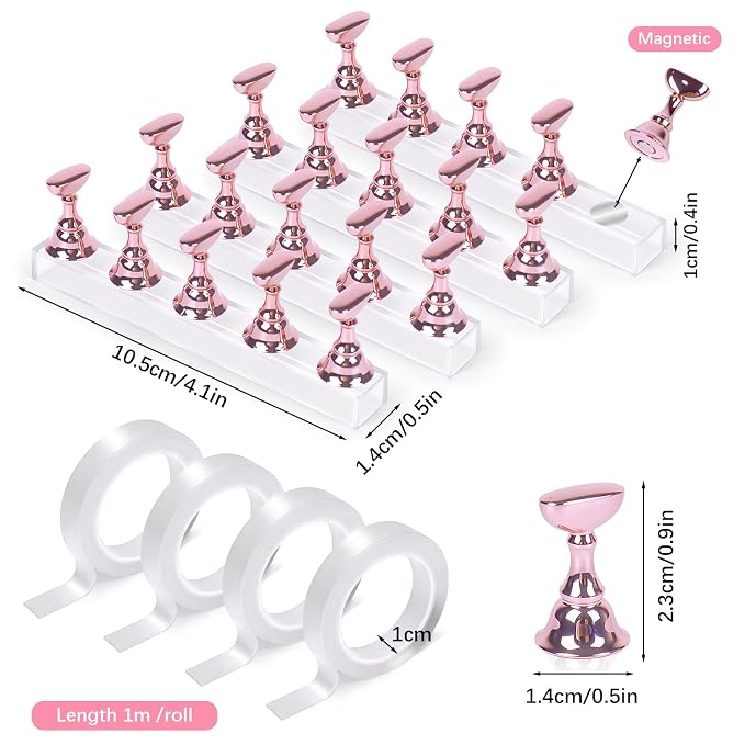 Set de uñas y herramientas de manicura miniatura 2