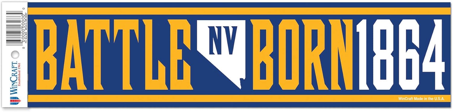 Destination Nevada State/ Nevada Bumper Strip 3" x 12"State/ Nevada Bumper Strip 3" x 12", Multi, NA