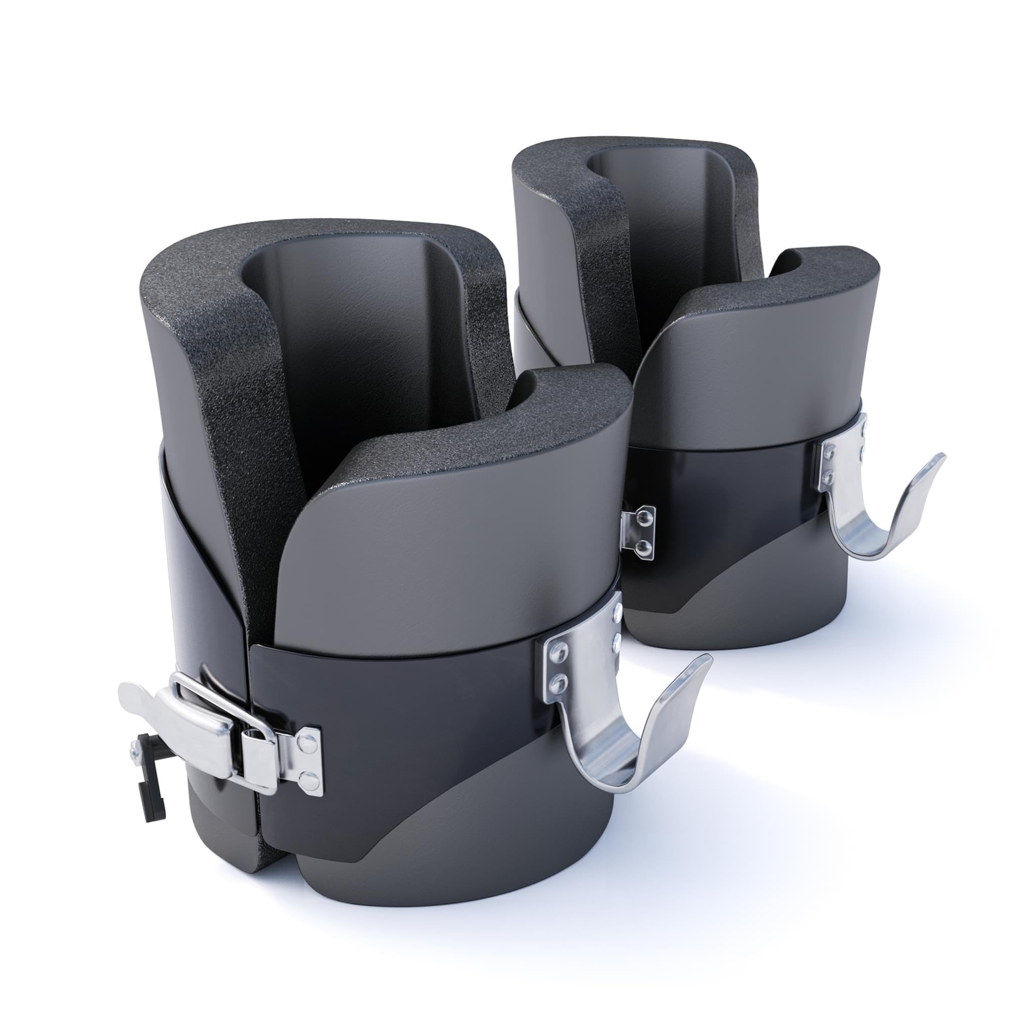 Gorilla Sports® Bottes D'Inversion - Paire, Multifonctions, Max. Charge 250 kg, Noir - Anti-Gravité Bottes, Gravity Boots, pour la Thérapie, Entraînement, Fitness, Abdominaux, Gym, Musculation