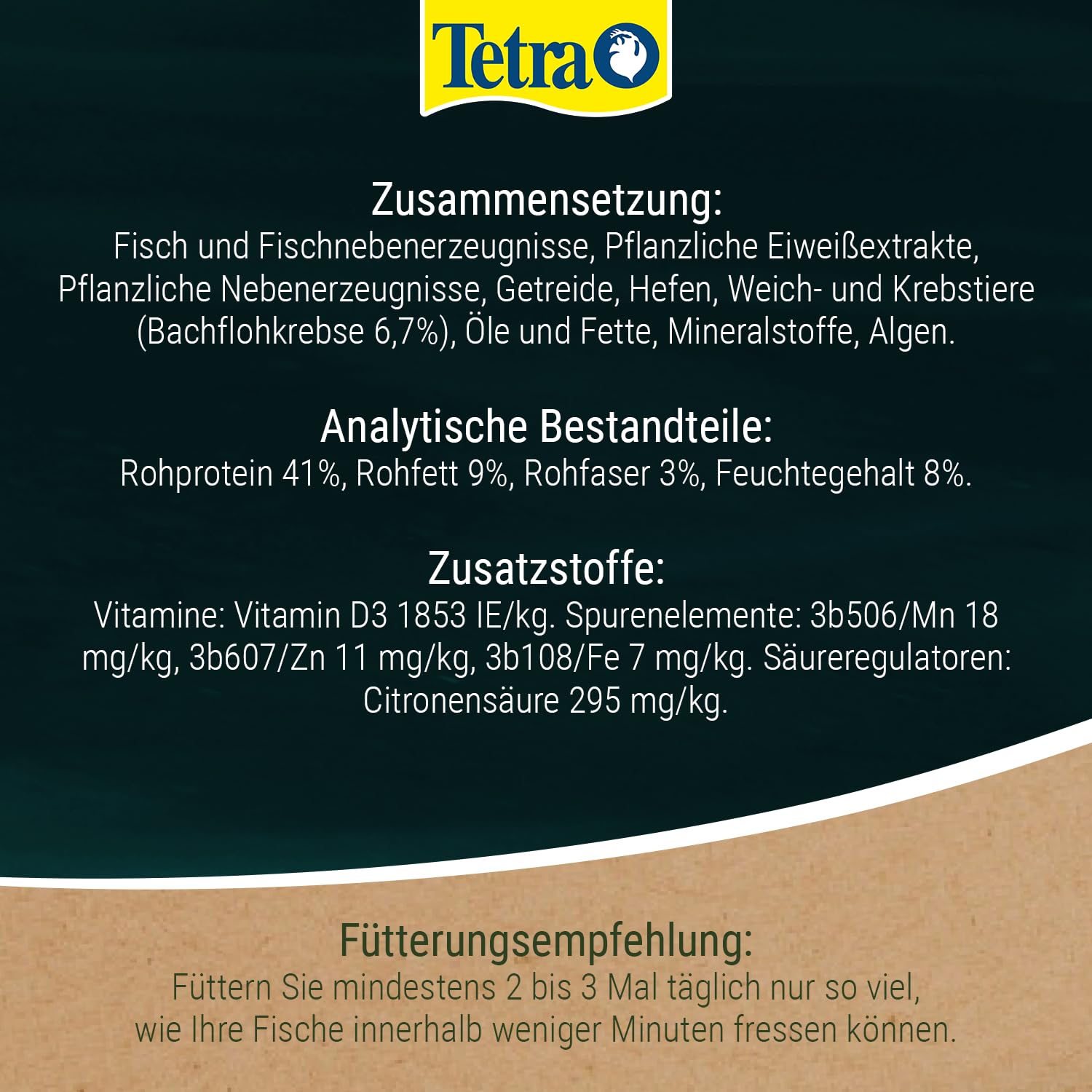 Tetra Pond Multi Mix - Fischfutter für gemischten Besatz im Teich, enthält vier verschiedenen Futtersorten (Flockenfutter, Futtersticks, Gammarus, Wafer), 10 L Eimer