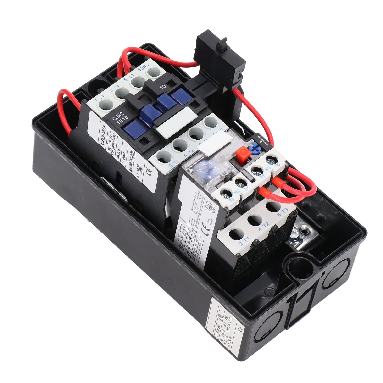 FTVOGUE LE1D18M7 Démarreur de Moteur triphasé 12 A à 18 A ABS Interrupteur de Commande de Démarreur de Moteur électrique Magnétique